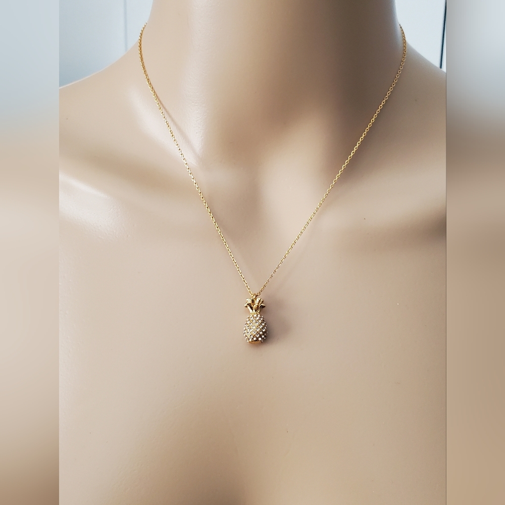 NWT 🌟 Kate Spade "By The Pool" 17" Gold Necklace
